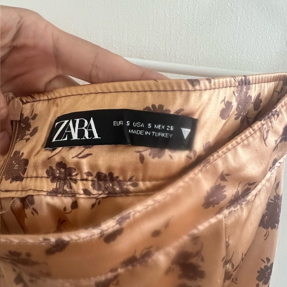 Zara Floral Long Skirt